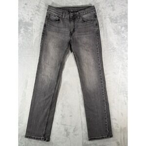 Levis 514 Jeans Men's 30x32 Grey Denim Straight Fit